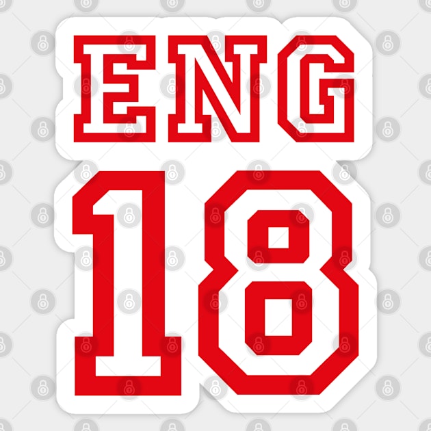 ENGLAND 2018 Sticker by eyesblau